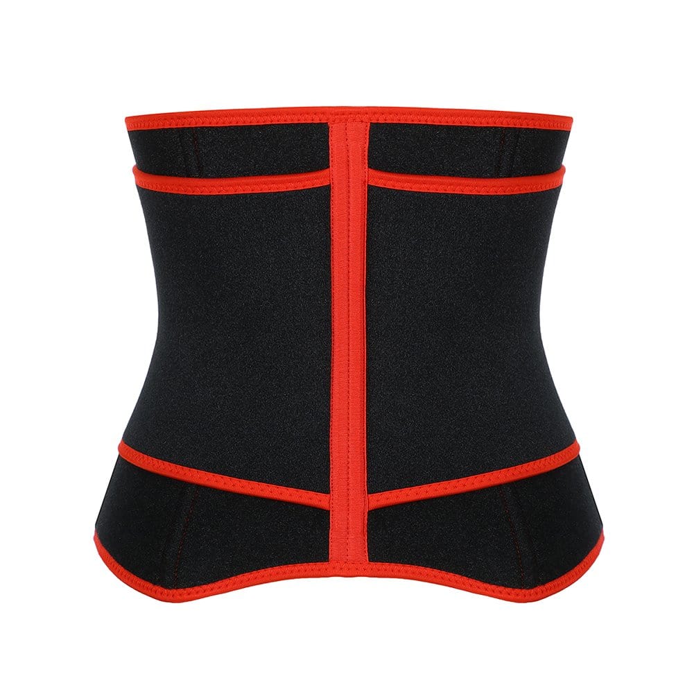 Black Neoprene Waist Trainer 10 Steel Bones Basic Shaping