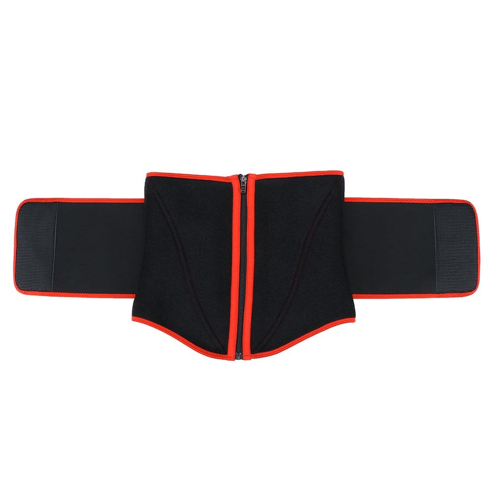 Black Neoprene Waist Trainer 10 Steel Bones Basic Shaping