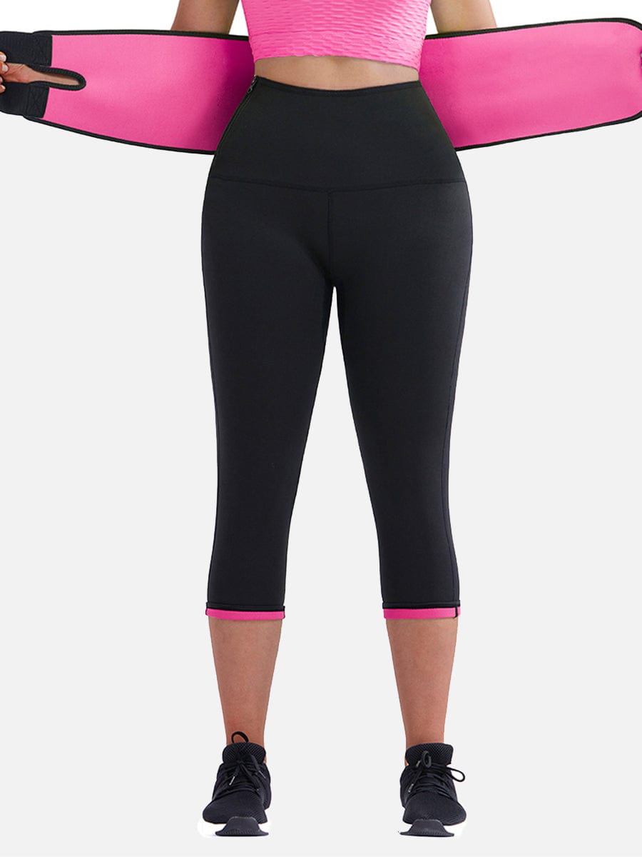 Big Size Neoprene Shaper Pants With Belt Smoothlines