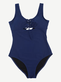 One-Piece Shapewear Swimsuit With Cut-out Design