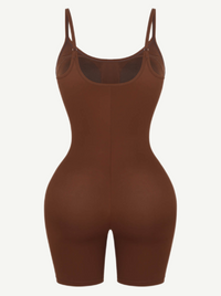 Mid-Thigh Fitness & Shaping Breathable Romper