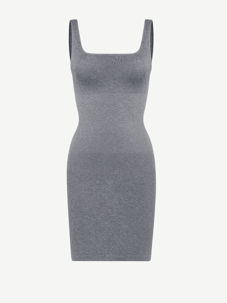 🌿Eco-friendly Square-neck Shaper Snatched Seamless Dress