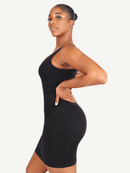 🌿Eco-friendly Square-neck Shaper Snatched Seamless Dress