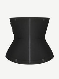 Steel Boned Tummy Control Waist Trainer with Double Belts
