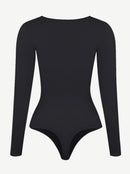 Seamless Bodysuit Long Sleeve Slim Corset Shapewear Bodysuit