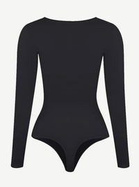 Seamless Bodysuit Long Sleeve Slim Corset Shapewear Bodysuit