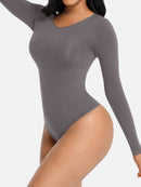 Seamless Bodysuit Long Sleeve Slim Corset Shapewear Bodysuit