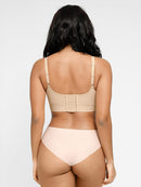 Seamless Breast Support Back Fat Reduction Inner Bra With Removable cups