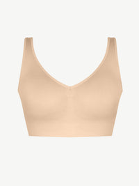 Seamless Breast Support Back Fat Reduction Inner Bra With Removable cups