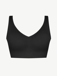 Seamless Breast Support Back Fat Reduction Inner Bra With Removable cups