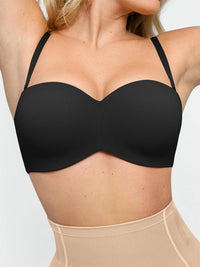 Push-Up Shape Bra Built-in Steel Ring with Removable Straps