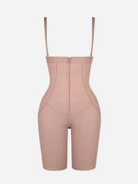 Body Shaper clips inside for post-operative wear and removable shoulder straps