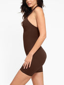One Piece Waist And Abdomen Shaping Shapewear Romper Halter