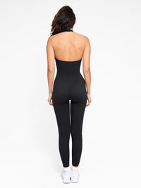 One Piece Halter Thigh Slimming Shapewear Jumpsuits