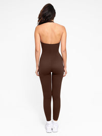 One Piece Halter Thigh Slimming Shapewear Jumpsuits