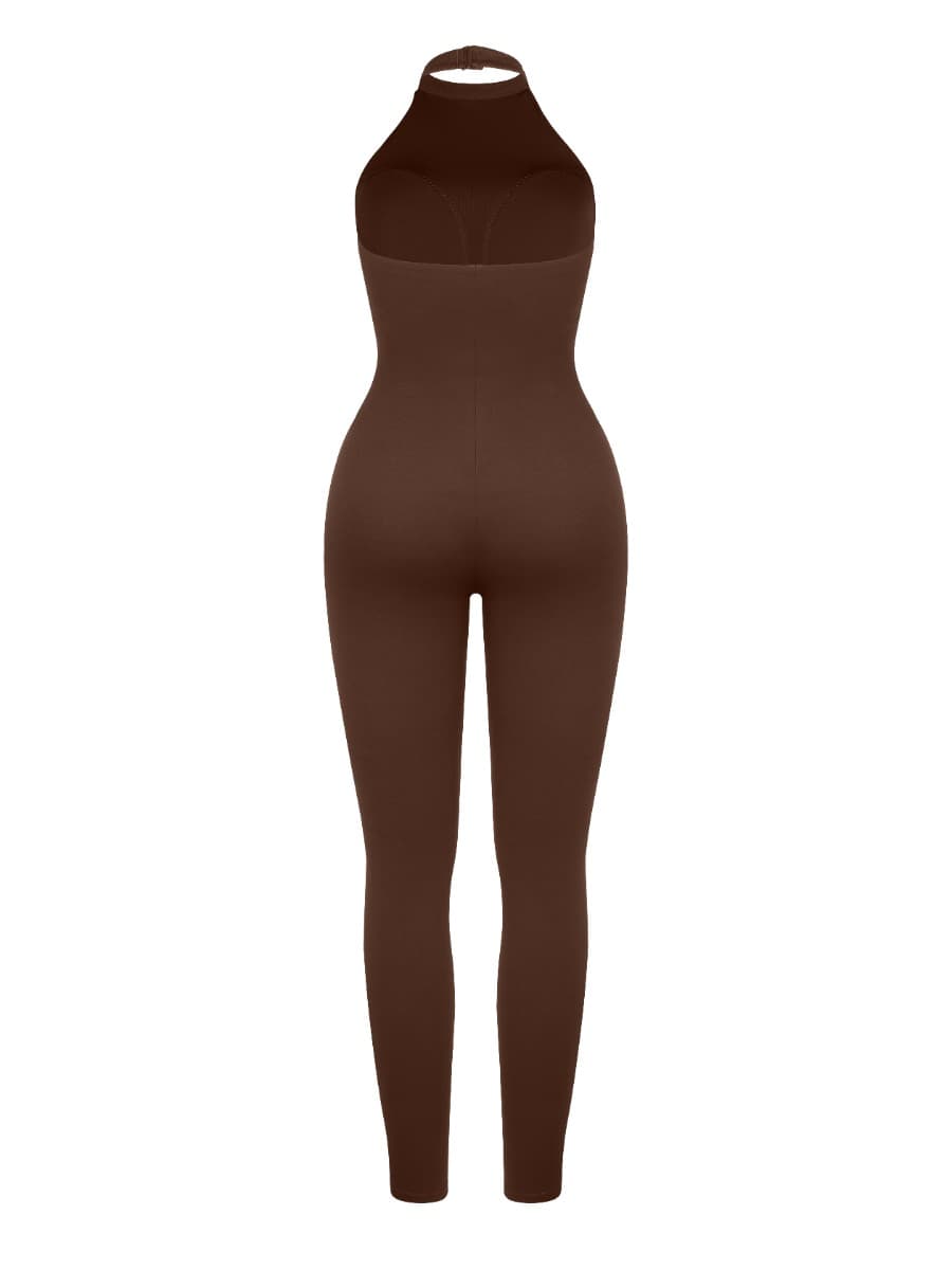One Piece Halter Thigh Slimming Shapewear Jumpsuits