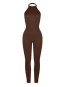 One Piece Halter Thigh Slimming Shapewear Jumpsuits