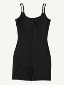 Mid-Thigh Fitness & Shaping Breathable Romper
