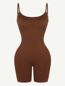 Mid-Thigh Fitness & Shaping Breathable Romper