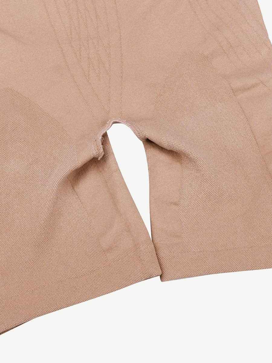 Strengthen Black High Waisted Shapewear With Bra Clips Tight Fit