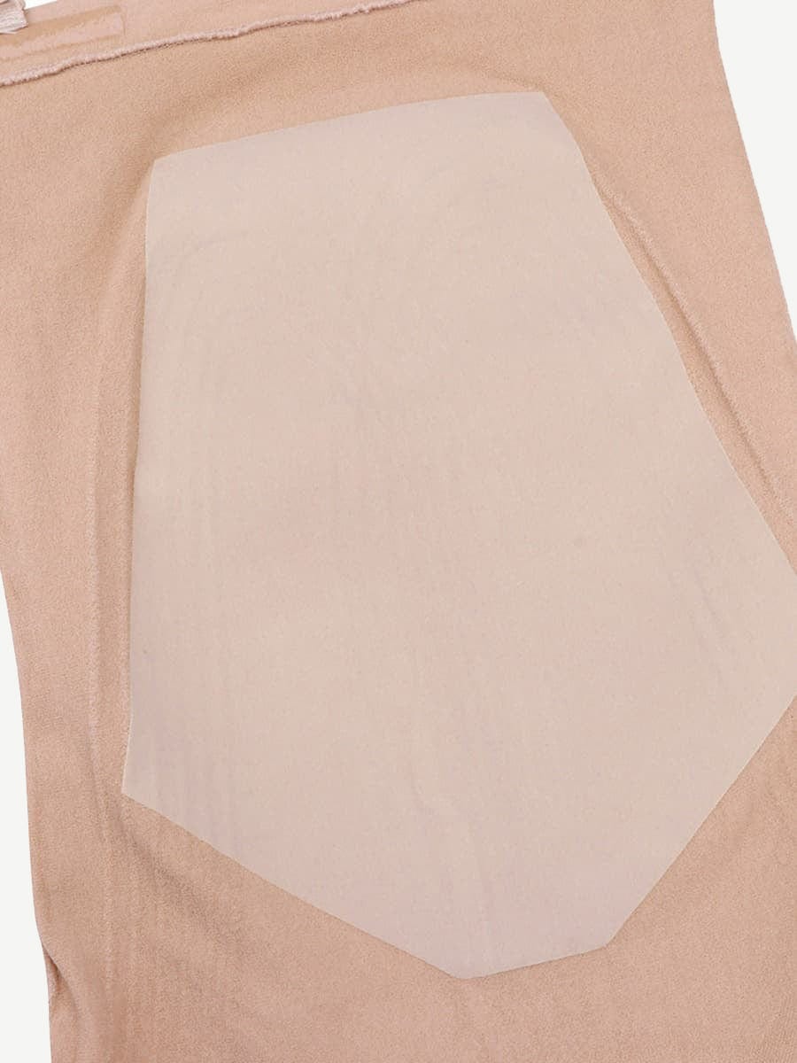 Strengthen Black High Waisted Shapewear With Bra Clips Tight Fit