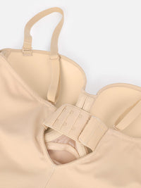 One-Piece Underwire Strap Removable Waist And Abdomen Shaping Thong Bodysuit