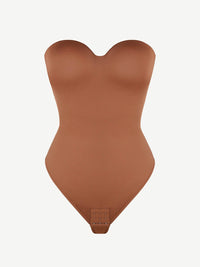 One-Piece Underwire Strap Removable Waist And Abdomen Shaping Thong Bodysuit