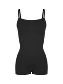 Seamless Waist and Abdomen Shaping Shapewear Bodysuit with Adjustable Straps