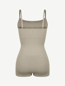 Seamless Waist and Abdomen Shaping Shapewear Bodysuit with Adjustable Straps