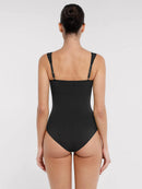 Seamless Diamond Neck Bust Support Waist Control Panty Bodysuit