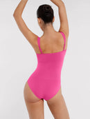 Seamless Diamond Neck Bust Support Waist Control Panty Bodysuit