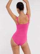 Seamless Diamond Neck Bust Support Waist Control Panty Bodysuit