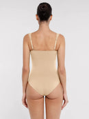 Seamless Diamond Neck Bust Support Waist Control Panty Bodysuit