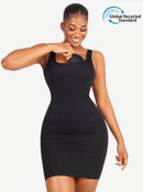 🌿Eco-friendly Square-neck Shaper Snatched Seamless Dress