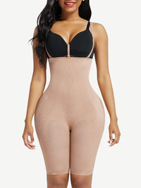 Black Seamless Body Shapers Mesh Strap Plus Size Slim Waist