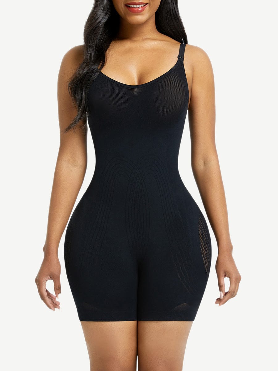 Open Gusset Happy Butt Seamless Bodysuit Shapewear