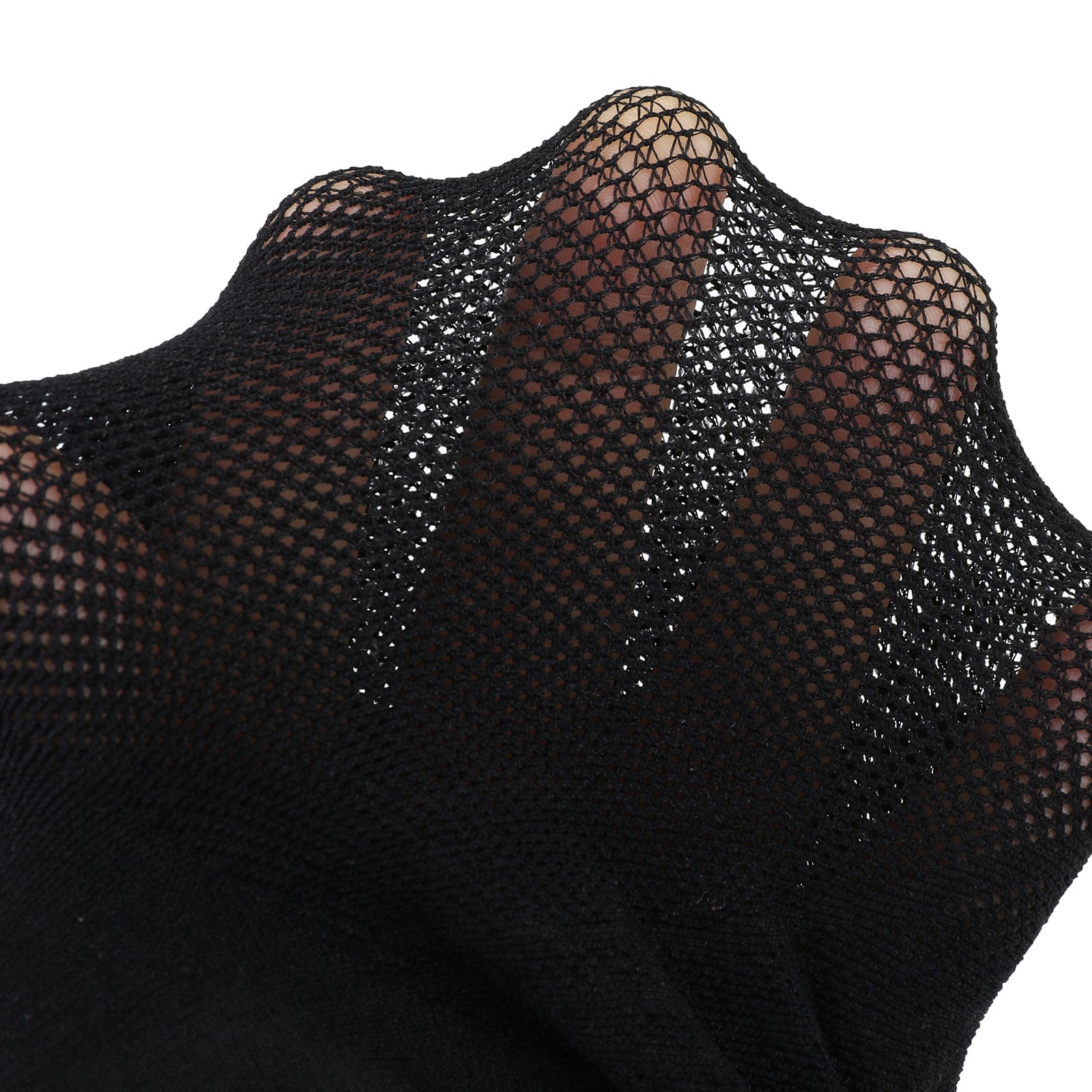 Black Seamless Body Shapers Mesh Strap Plus Size Slim Waist