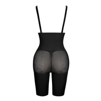 Black Seamless Body Shapers Mesh Strap Plus Size Slim Waist