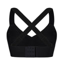 Black Seamless Shapewear Bra Removable Pads Tight Fitting