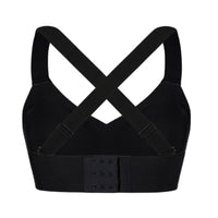 Black Seamless Shapewear Bra Removable Pads Tight Fitting