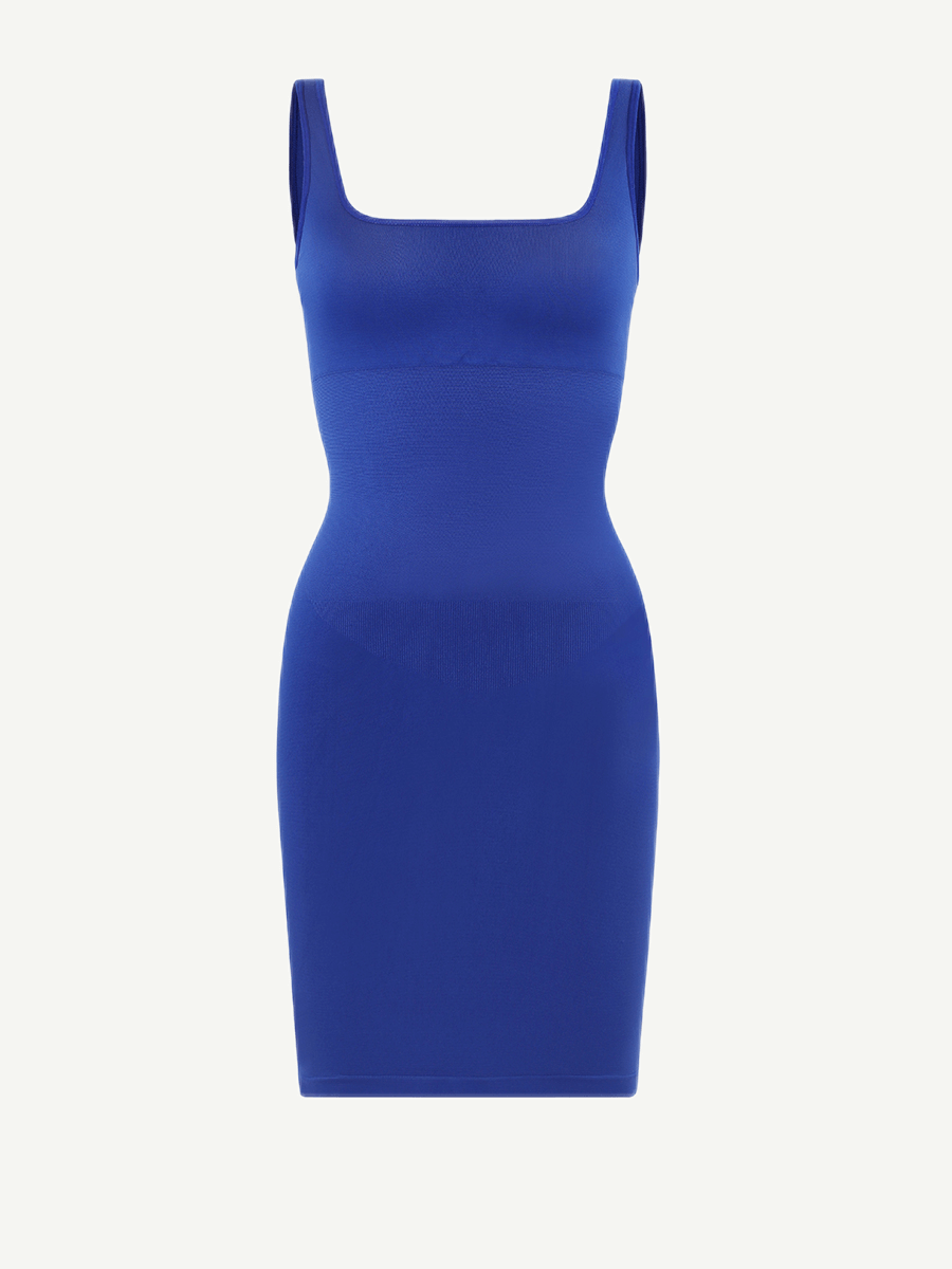 🌿Eco-friendly Square-neck Shaper Snatched Seamless Dress
