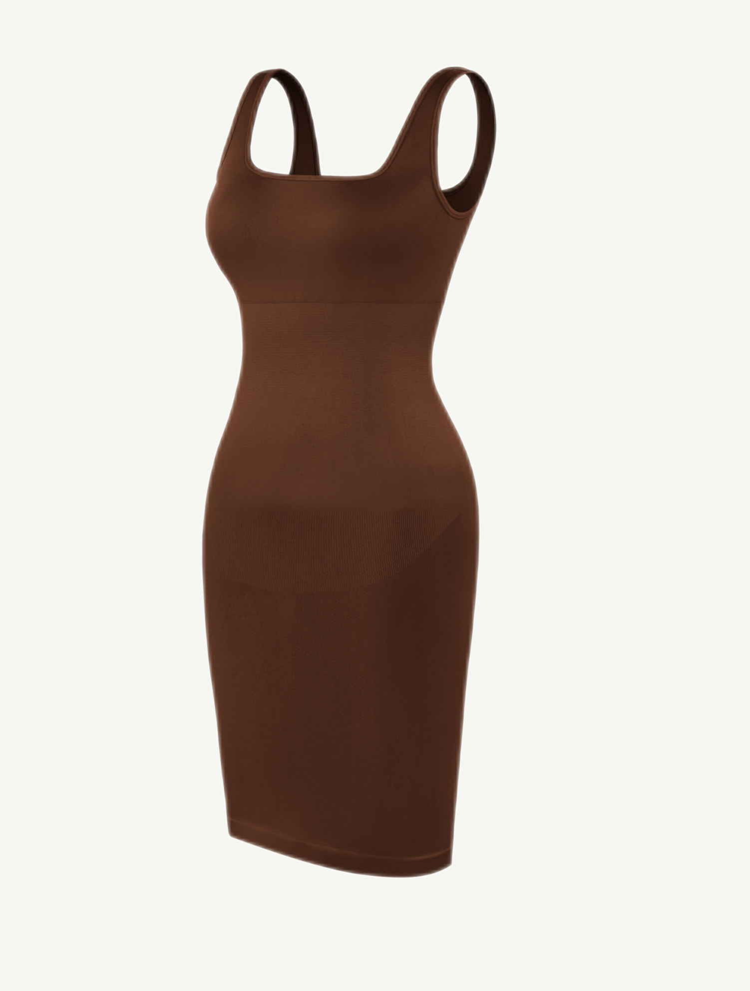 🌿Eco-friendly Square-neck Shaper Snatched Seamless Dress