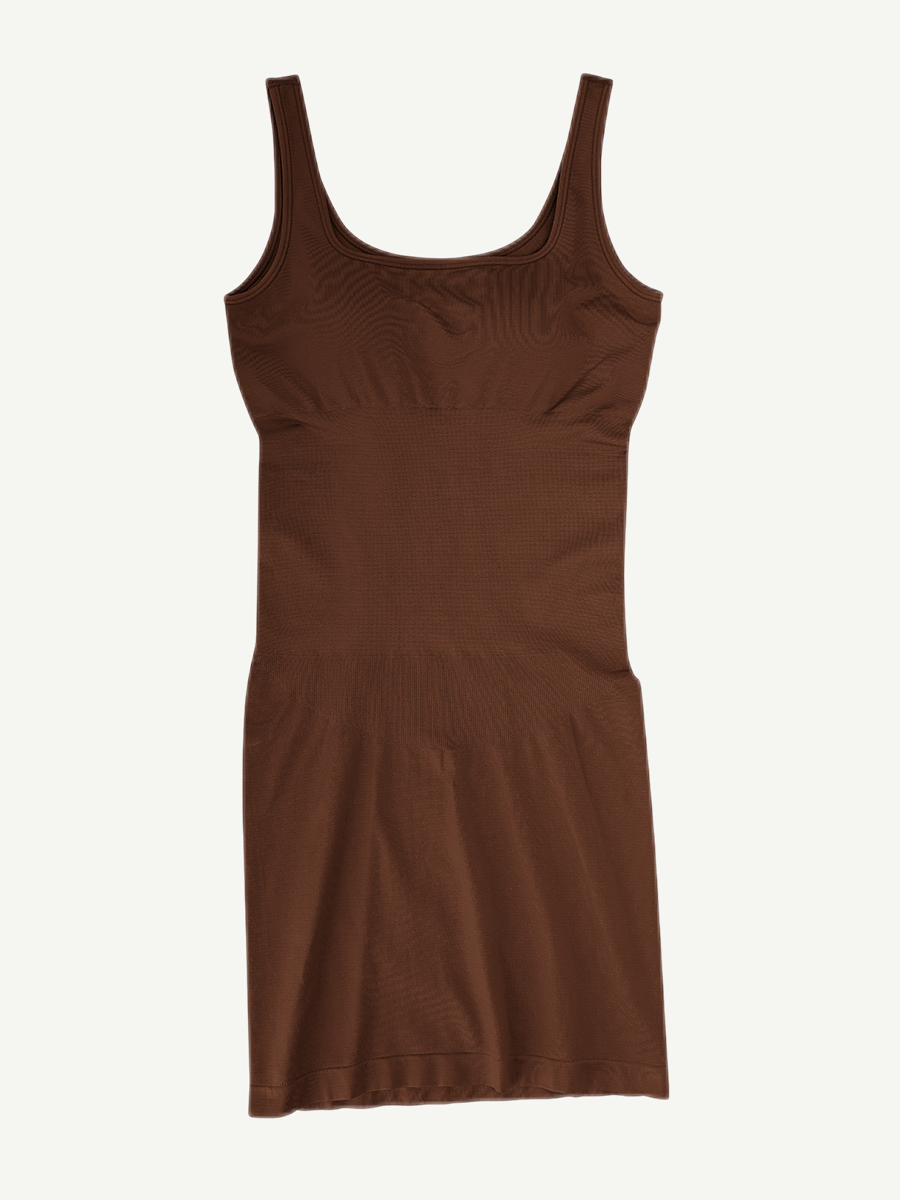 🌿Eco-friendly Square-neck Shaper Snatched Seamless Dress