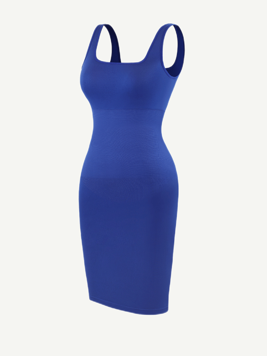 🌿Eco-friendly Square-neck Shaper Snatched Seamless Dress