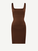 🌿Eco-friendly Square-neck Shaper Snatched Seamless Dress