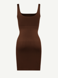 🌿Eco-friendly Square-neck Shaper Snatched Seamless Dress