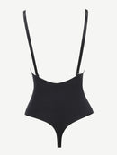 Curve Creator Breathable Sexy Adjustable Strap Solid Color Full Body Shaper Shaperwear