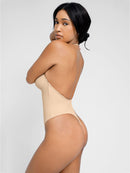 One-piece Front Low-cut Beauty Back Wedding Thong Bodysuit