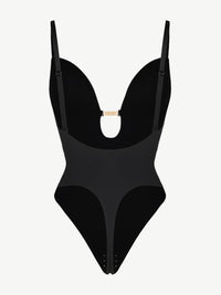 One-piece Front Low-cut Beauty Back Wedding Thong Bodysuit