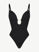 One-piece Front Low-cut Beauty Back Wedding Thong Bodysuit